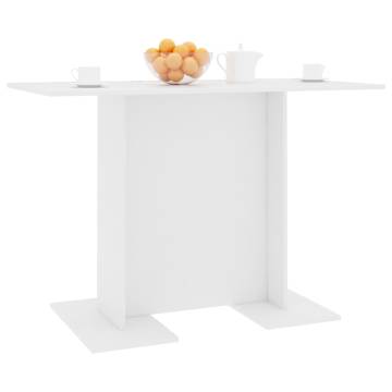 Elegant White Dining Table 110x60 cm | Hipomarket