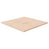 Square Table Top 80x80x2.5 cm Untreated Solid Wood Oak Colour natural Size 80 x 80 x 2.5 cm Quantity in Package 1 