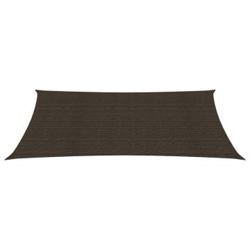 Sunshade Sail 5x8m Brown 160g/m² - UV & Mould Resistant