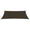 Sunshade Sail 5x8m Brown 160g/m² - UV & Mould Resistant