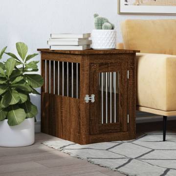 Dog Crate Furniture - Brown Oak 45x62x59 cm | HipoMarket