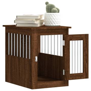 Dog Crate Furniture - Brown Oak 45x62x59 cm | HipoMarket