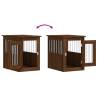 Dog Crate Furniture - Brown Oak 45x62x59 cm | HipoMarket