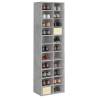 Shoe Cabinet Concrete Grey 54x34x183 cm | Stylish Storage Solution