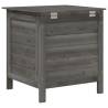 Garden Storage Box Anthracite - Solid Wood Fir 50x49x56.5 cm