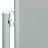 Patio Retractable Side Awning 117x600 cm in Grey | HipoMarket