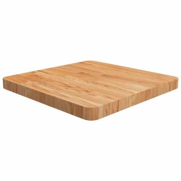 Square Light Brown Oak Table Top - 50x50cm | Hipomarket UK