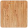 Square Light Brown Oak Table Top - 50x50cm | Hipomarket UK