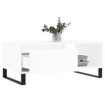 Stylish White Coffee Table 90x50 cm | Hipomarket UK