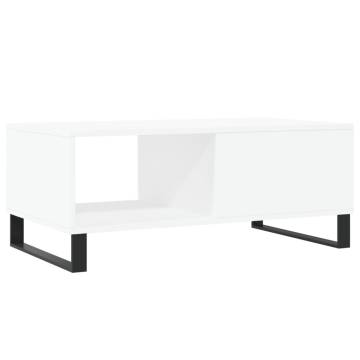 Stylish White Coffee Table 90x50 cm | Hipomarket UK