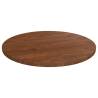 Round Table Top Dark Brown Ø40x1.5 cm Treated Solid Wood Oak Colour dark brown Size Ø 40 x 1.5 cm Quantity in Package 1 