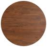 Round Dark Brown Solid Oak Table Top Ø40 cm | Hipomarket