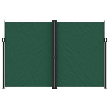 Retractable Side Awning Dark Green 220x1000 cm | HipoMarket