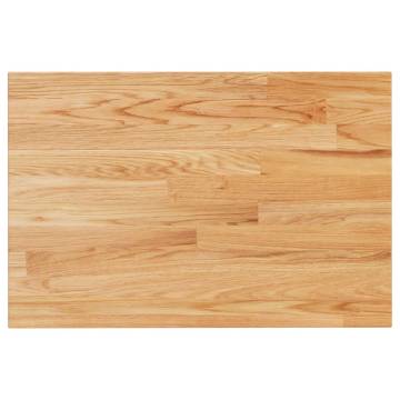 Light Brown Bathroom Countertop - Solid Oak Wood | HipoMarket