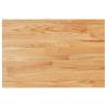 Light Brown Bathroom Countertop - Solid Oak Wood | HipoMarket