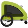 Durable Green Pet Bike Trailer - Oxford Fabric & Iron Design