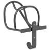 Bridle Rack Wall Mounted - Black Iron for Neat Storage