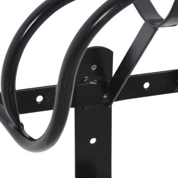 Bridle Rack Wall Mounted - Black Iron for Neat Storage