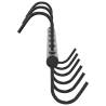 Bridle Hanger with 9 Swivel Hooks - Black Steel | HipoMarket