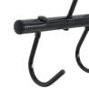 Bridle Hanger with 9 Swivel Hooks - Black Steel | HipoMarket