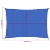 Sunshade Sail 4x6m HDPE Blue - Durable Outdoor Protection