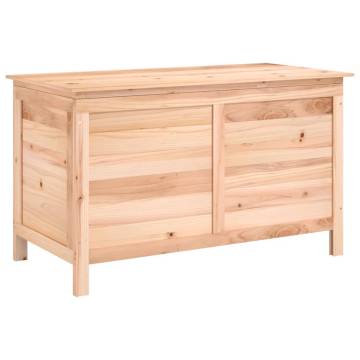 Outdoor Cushion Box 99x50x56.5 cm | Solid Wood Fir Storage