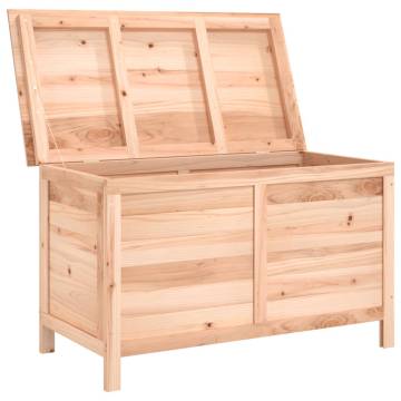 Outdoor Cushion Box 99x50x56.5 cm | Solid Wood Fir Storage