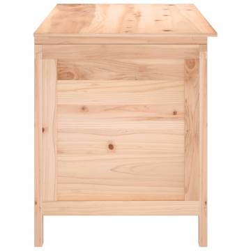 Outdoor Cushion Box 99x50x56.5 cm | Solid Wood Fir Storage