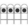 Dressage Markers 4 pcs Steel - Durable & Elegant Arena Setup