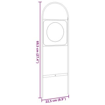 Dressage Markers 4 pcs Steel - Durable & Elegant Arena Setup