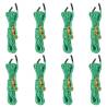 Tent Guy Ropes - 8pcs Reflective 4m 4mm for Camping