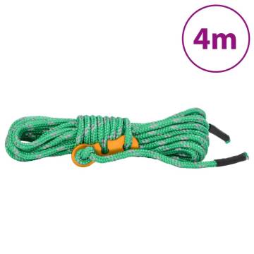 Tent Guy Ropes - 8pcs Reflective 4m 4mm for Camping