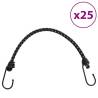 Bungee Cords with Reflective Strips & Hooks - 25 pcs 46 cm