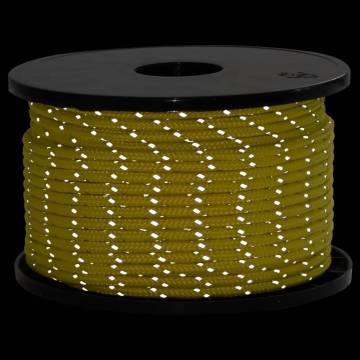 Durable Tent Guy Rope with Reflective Strips - 50m 5mm | HipoMarket