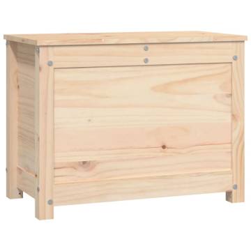 Storage Box 60x32 cm in Solid Pine Wood | Hipo Market