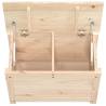 Storage Box 60x32 cm in Solid Pine Wood | Hipo Market