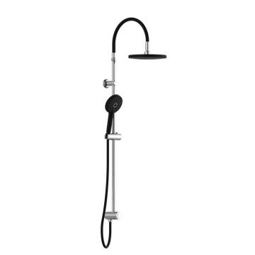 SCHÜTTE MATAO RAIN Overhead Shower Set - Chrome-Matt Black