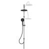 SCHÜTTE MATAO RAIN Overhead Shower Set - Chrome-Matt Black