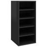 Shoe Cabinets 2 pcs High Gloss Black - Stylish Storage Solution