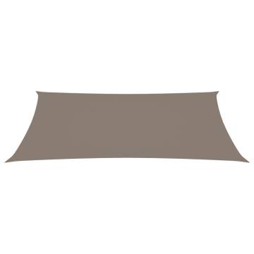 Sunshade Sail Oxford Fabric 2.5x5 m Rectangular - Taupe