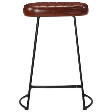 Bar Stools 2 pcs Dark Brown - Stylish & Sturdy Design