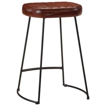 Bar Stools 2 pcs Dark Brown - Stylish & Sturdy Design