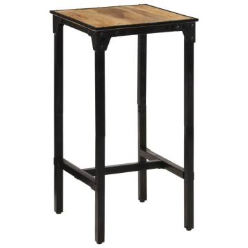 Bar Table 60x55x107 cm - Solid Rough Wood Mango | HipoMarket