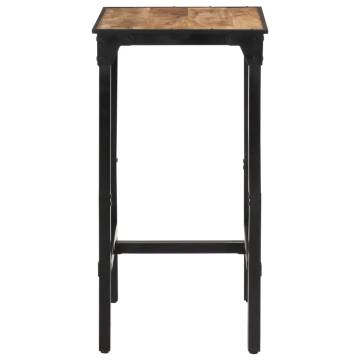 Bar Table 60x55x107 cm - Solid Rough Wood Mango | HipoMarket