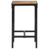 Bar Table 60x55x107 cm - Solid Rough Wood Mango | HipoMarket