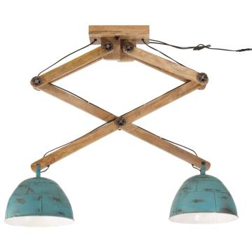 Stylish Distressed Blue Ceiling Lamp | 25W E27 | HipoMarket