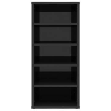 Shoe Cabinets 2 pcs High Gloss Black - Stylish Storage Solution