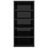 Shoe Cabinets 2 pcs High Gloss Black - Stylish Storage Solution