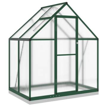 Greenhouse with Base Frame Green 169x114x202 cm - Hipomarket