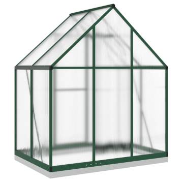 Greenhouse with Base Frame Green 169x114x202 cm - Hipomarket